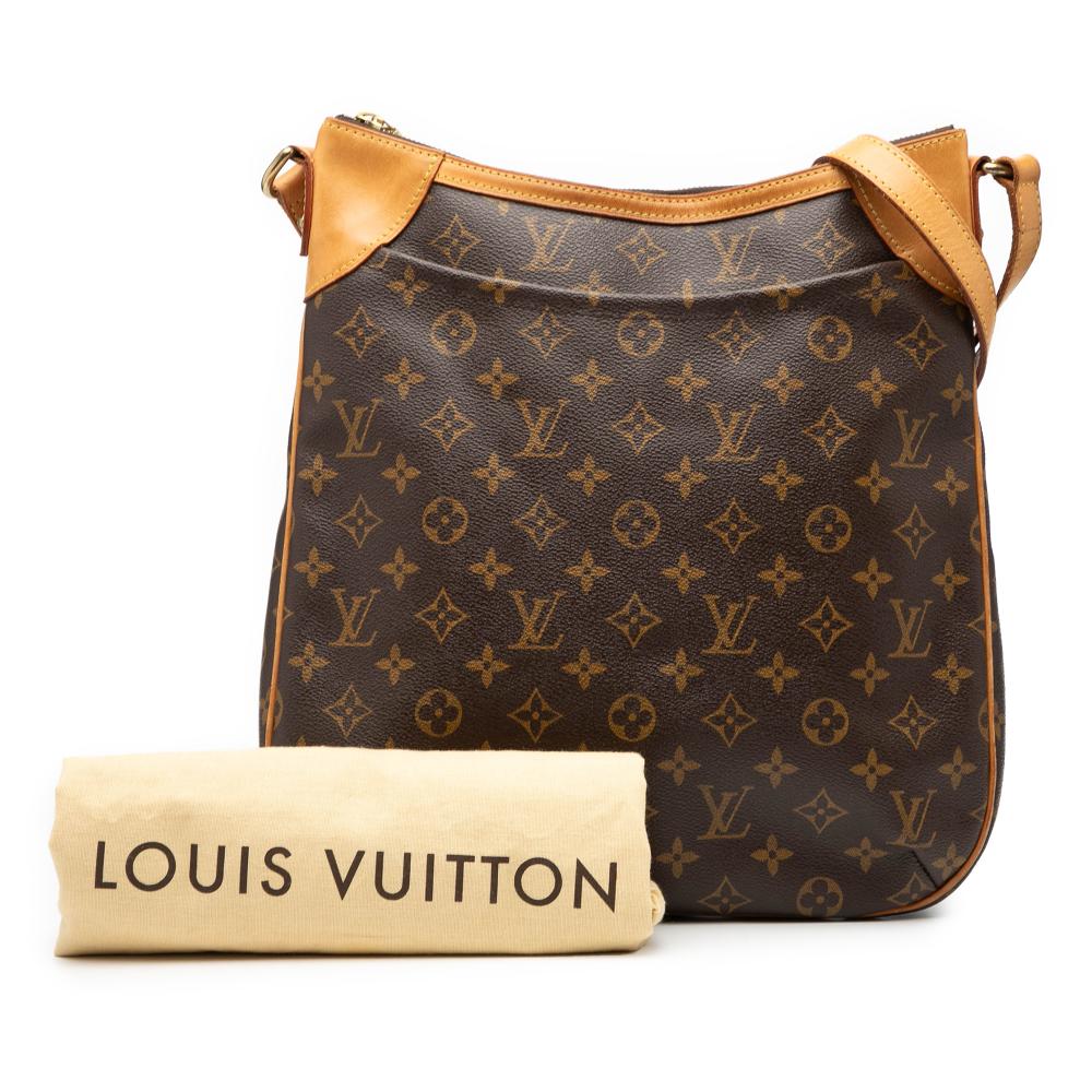 Louis Vuitton B Louis Vuitton Brown Monogram Canvas Fabric Monogram Odeon MM France