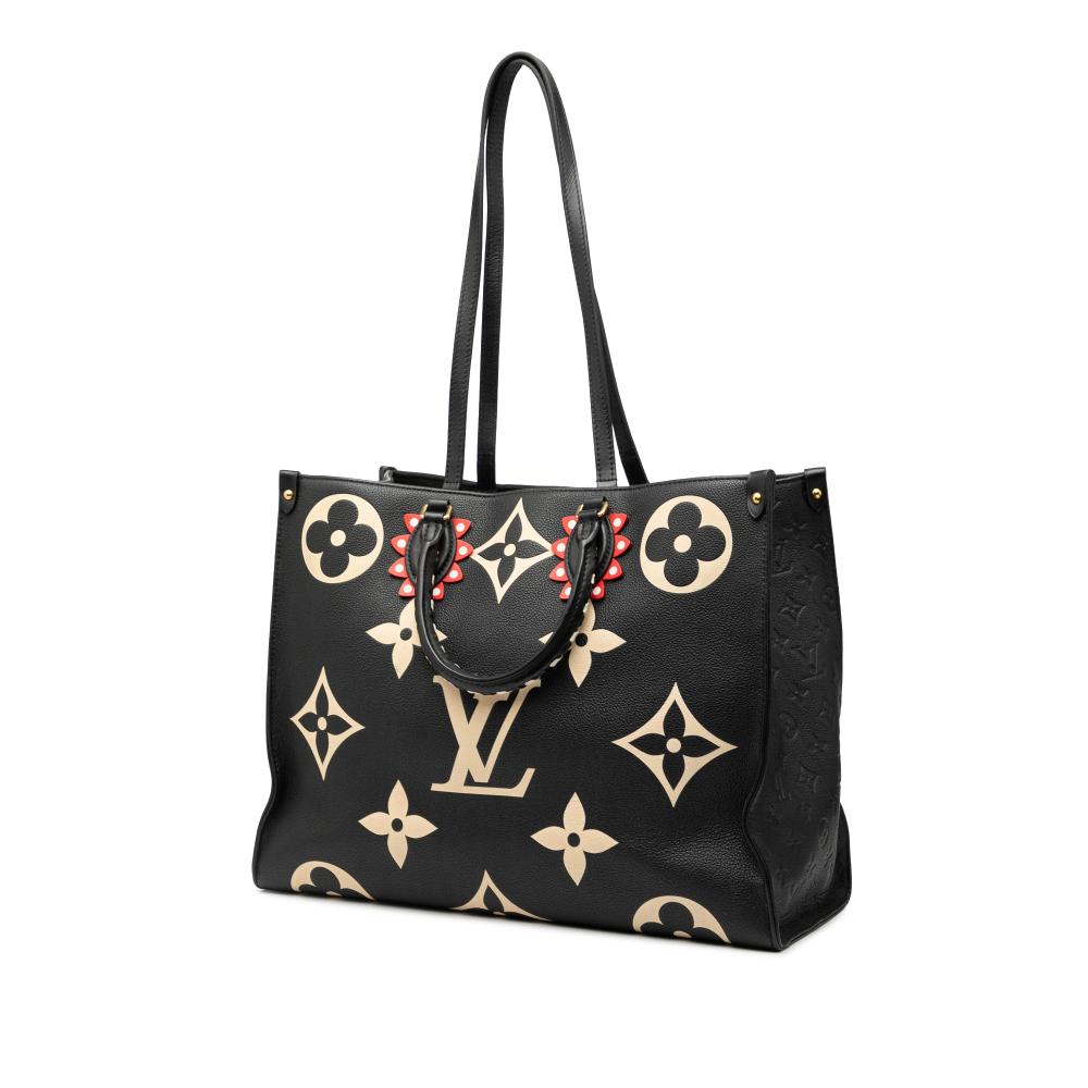 Louis Vuitton B Louis Vuitton Black Monogram Empreinte Leather Giant Crafty Onthego GM France