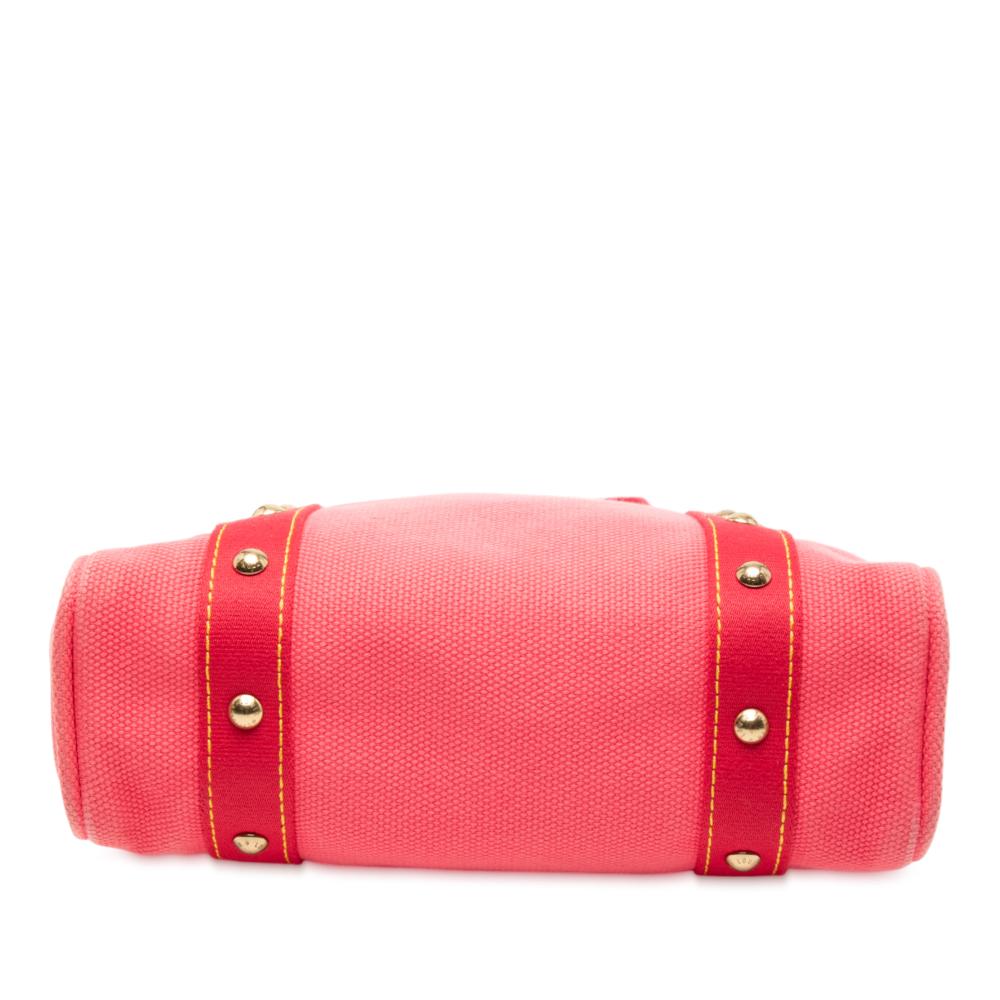 Louis Vuitton B Louis Vuitton Pink Canvas Fabric Antigua Cabas MM France