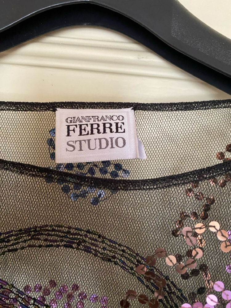 Gianfranco Ferre Vintage handgesticktes Kleid