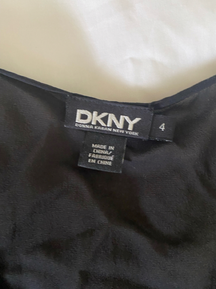 DKNY Black pannel dress