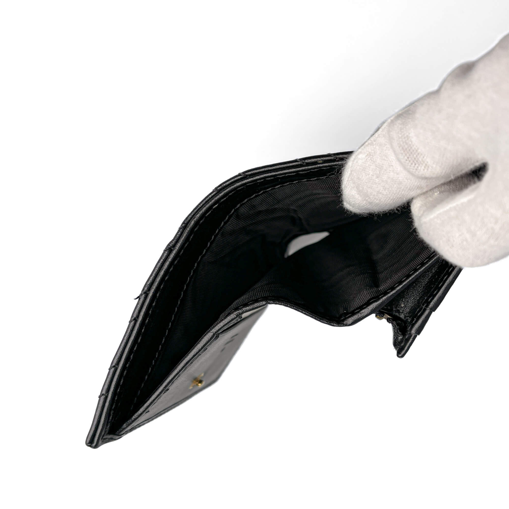 Gucci GG Marmont Small Leather Matelassé Cards Holder Black