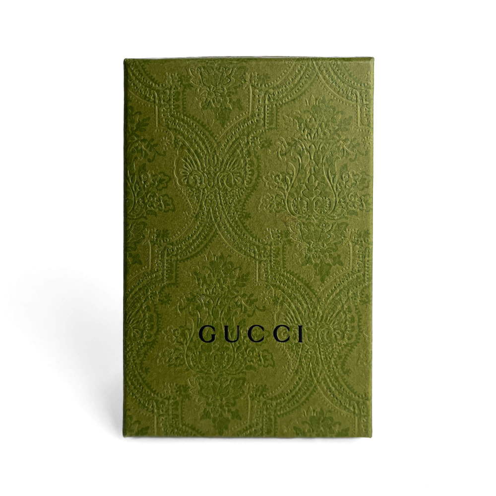 Gucci GG Marmont Small Leather Matelassé Cards Holder Black