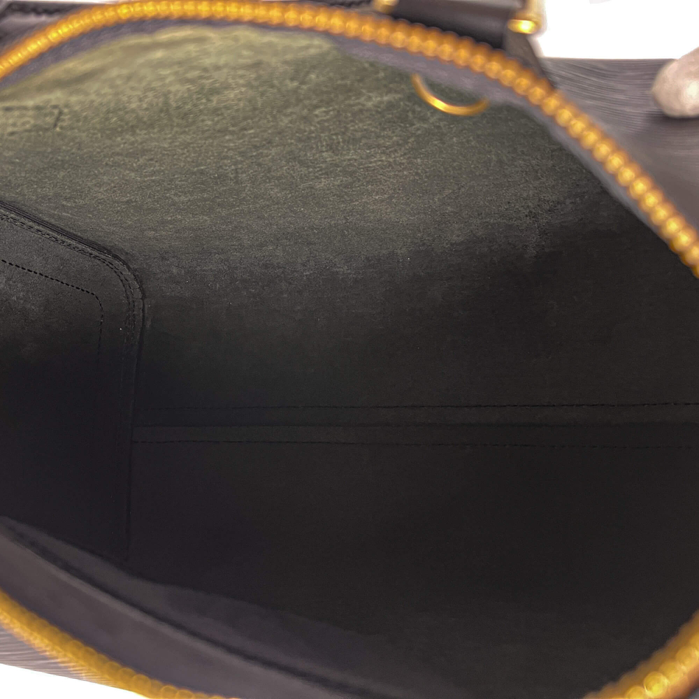 Louis Vuitton Speedy 30 Epi Leather Trunk Handbag Black