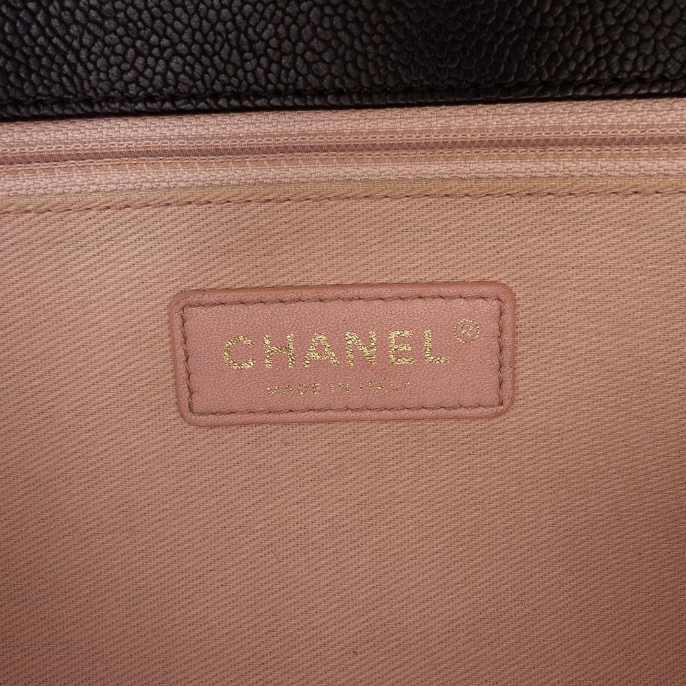 Chanel AB Chanel Black Caviar Leather Leather Paris Cuba Medium Caviar Thread Around Flap Italy