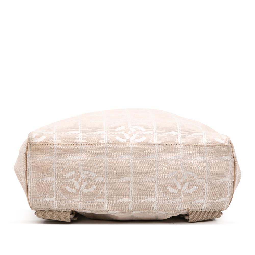 Chanel B Chanel Brown Nylon Fabric New Travel Line Backpack Italy