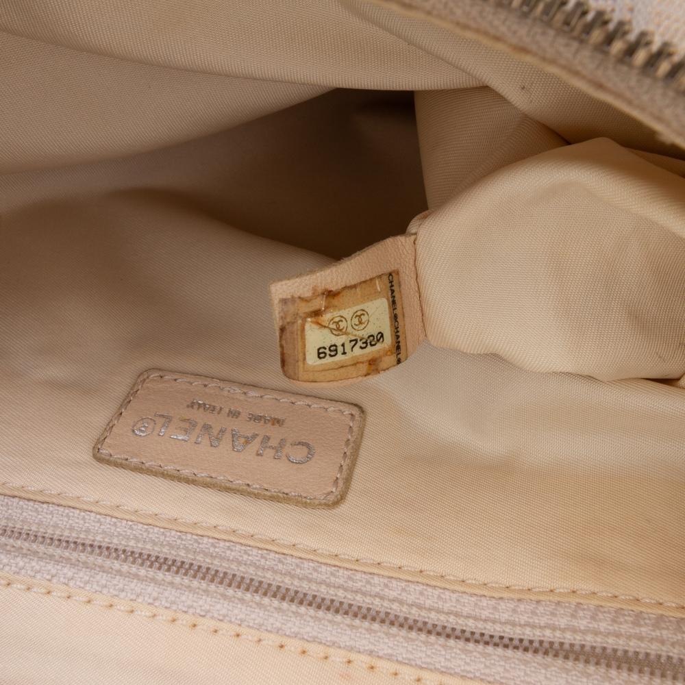 Chanel B Chanel Brown Nylon Fabric New Travel Line Backpack Italy