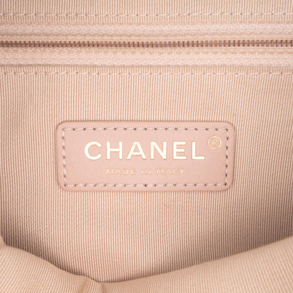 Chanel B Chanel White Off White Caviar Leather Leather CC Quilted Caviar Turnlock Full Flap Italy