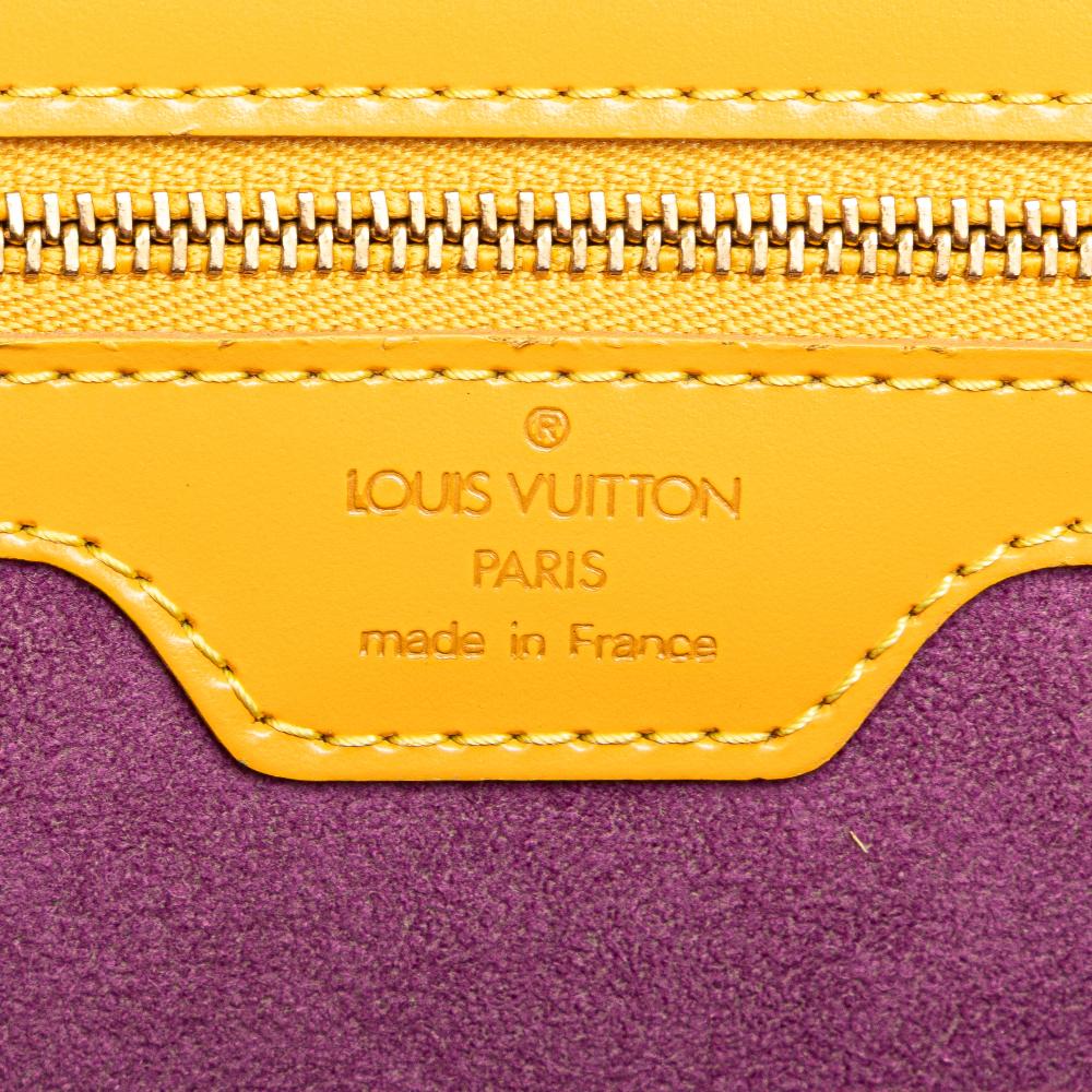 Louis Vuitton B Louis Vuitton Yellow Epi Leather Leather Epi Lussac France