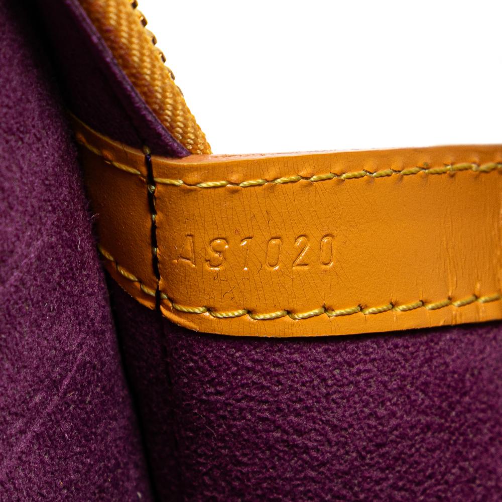 Louis Vuitton B Louis Vuitton Yellow Epi Leather Leather Epi Lussac France