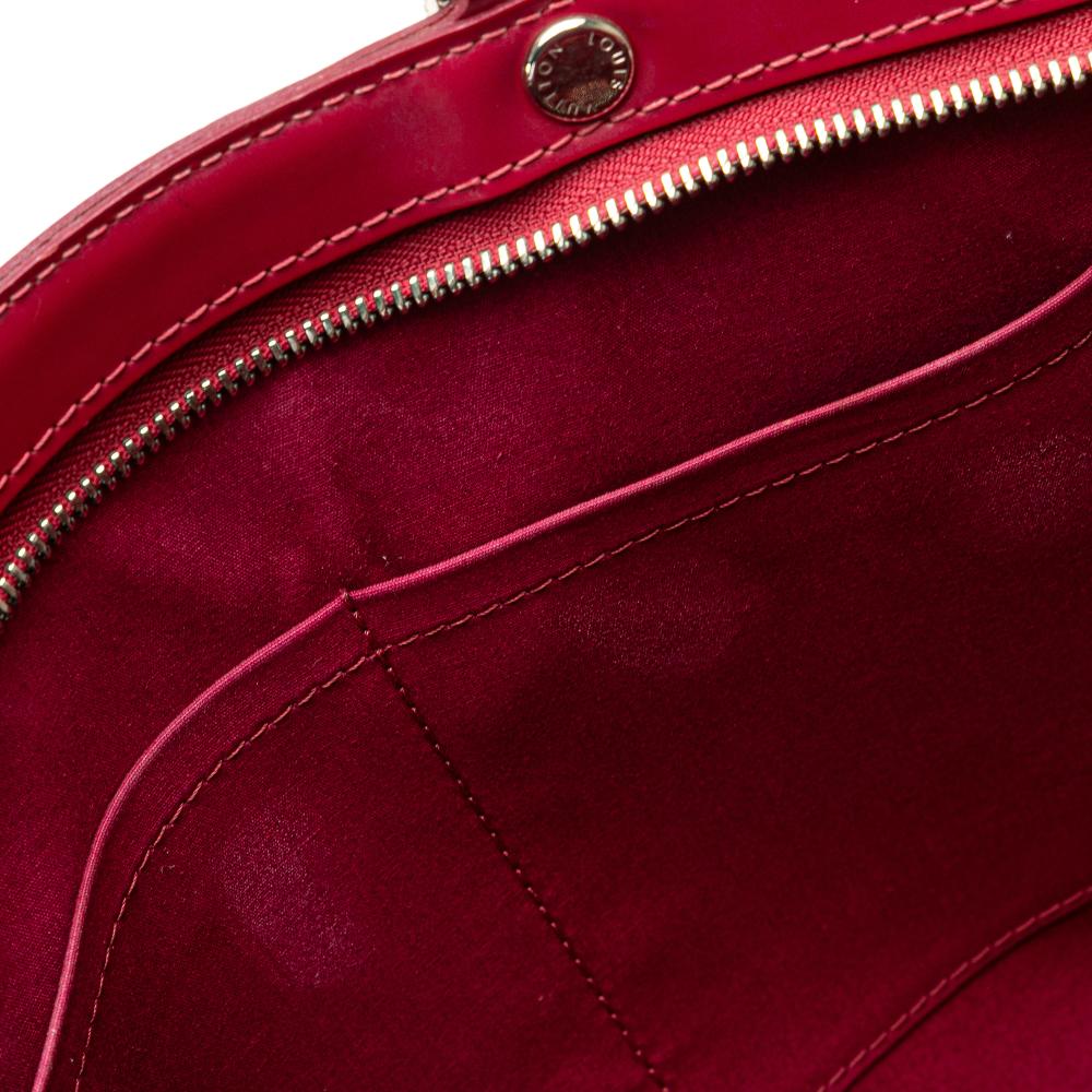 Louis Vuitton B Louis Vuitton Red Epi Leather Leather Epi Brea MM France