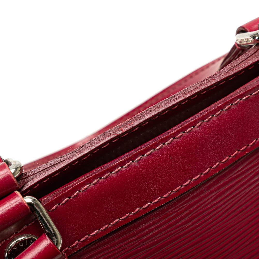 Louis Vuitton B Louis Vuitton Red Epi Leather Leather Epi Brea MM France