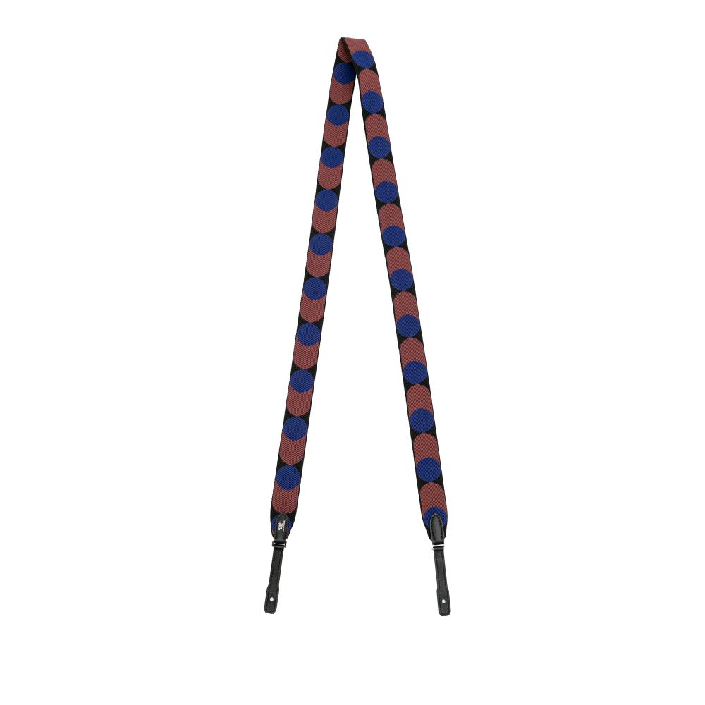 Hermès B Hermès Black Canvas Fabric Sangle Flipperball 25 mm To Go Bag Strap France