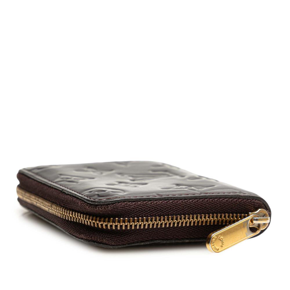 Louis Vuitton B Louis Vuitton Purple Vernis Leather Leather Monogram Vernis Zippy Coin Purse France