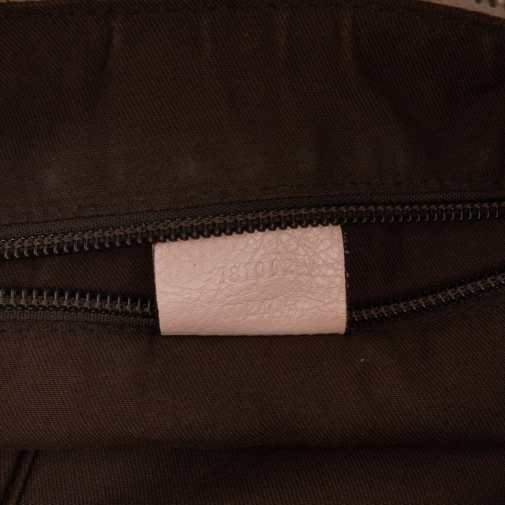 Gucci B Gucci Brown Beige Canvas Fabric GG Web Crossbody Italy