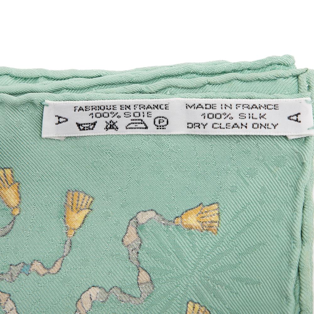 Hermès B Hermès Brown Light Beige with Multi Silk Fabric Les Fetes Du Roi Soleil Scarf France