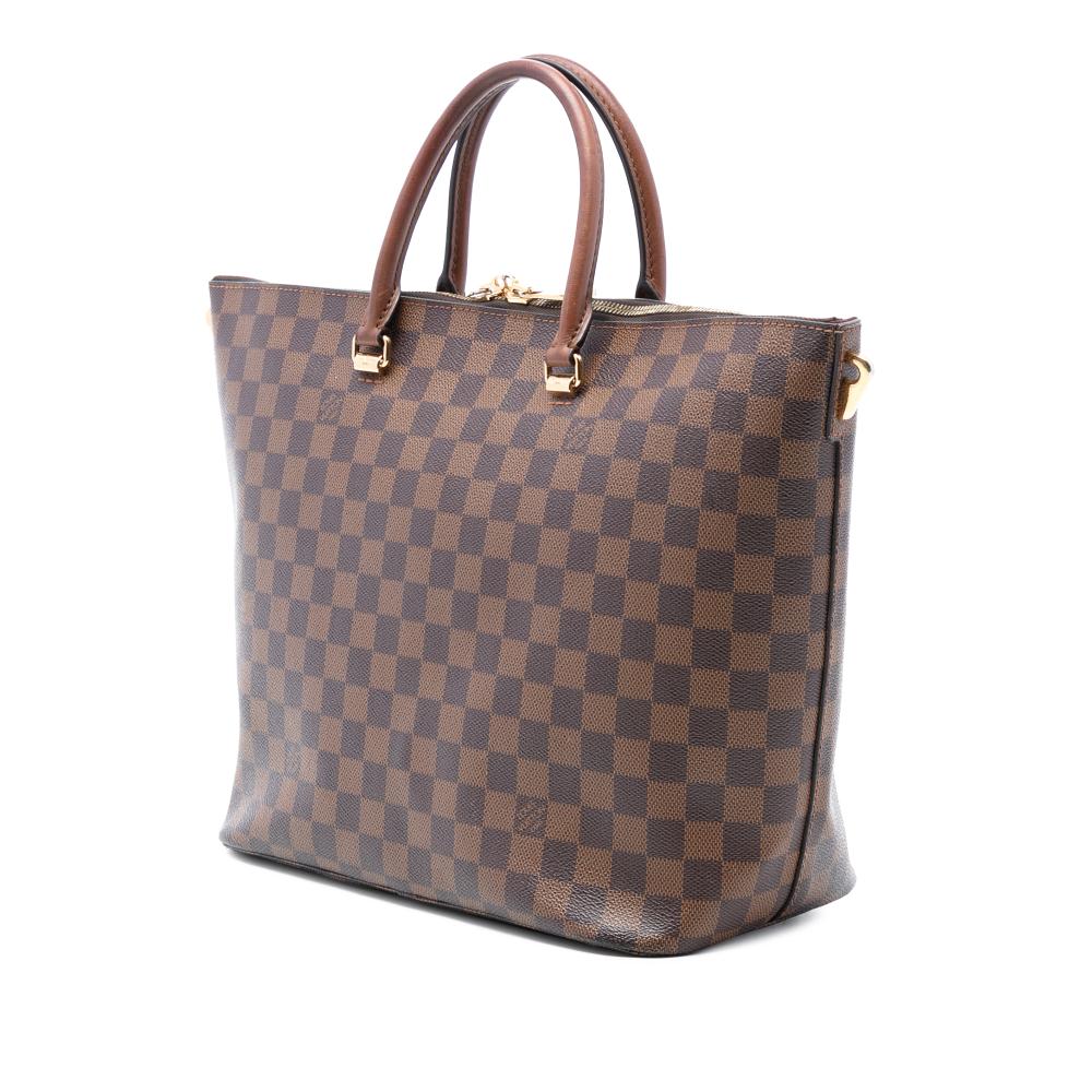 Louis Vuitton B Louis Vuitton Brown Damier Canvas Fabric Damier Ebene Belmont MM France