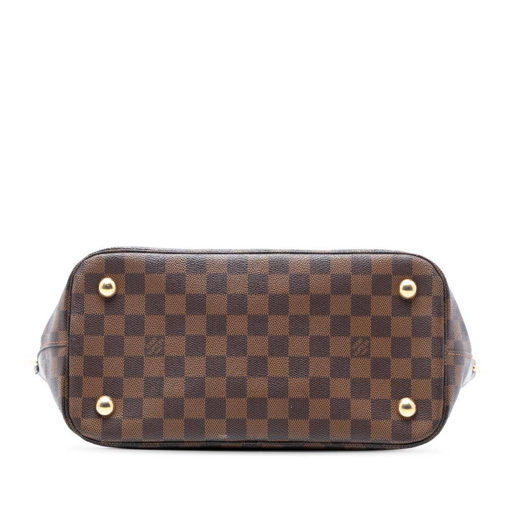 Louis Vuitton B Louis Vuitton Brown Damier Canvas Fabric Damier Ebene Belmont MM France