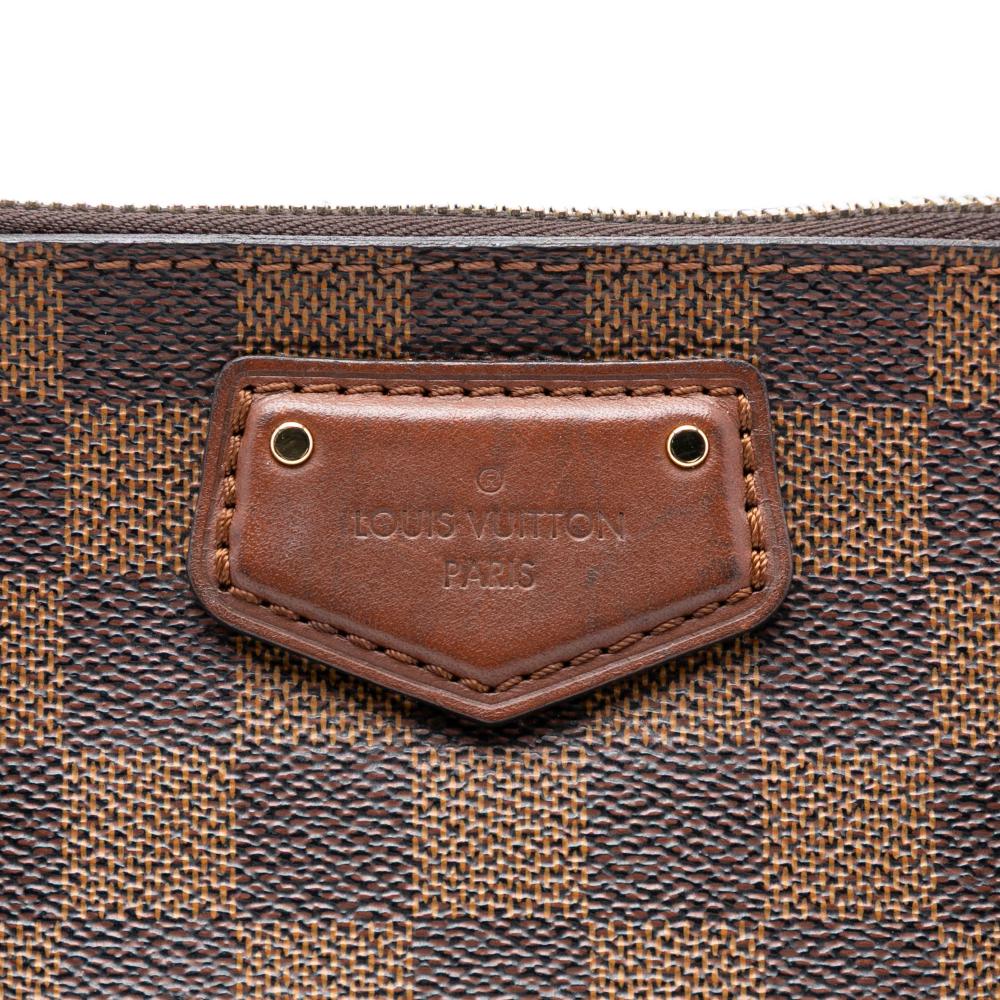 Louis Vuitton B Louis Vuitton Brown Damier Canvas Fabric Damier Ebene Belmont MM France