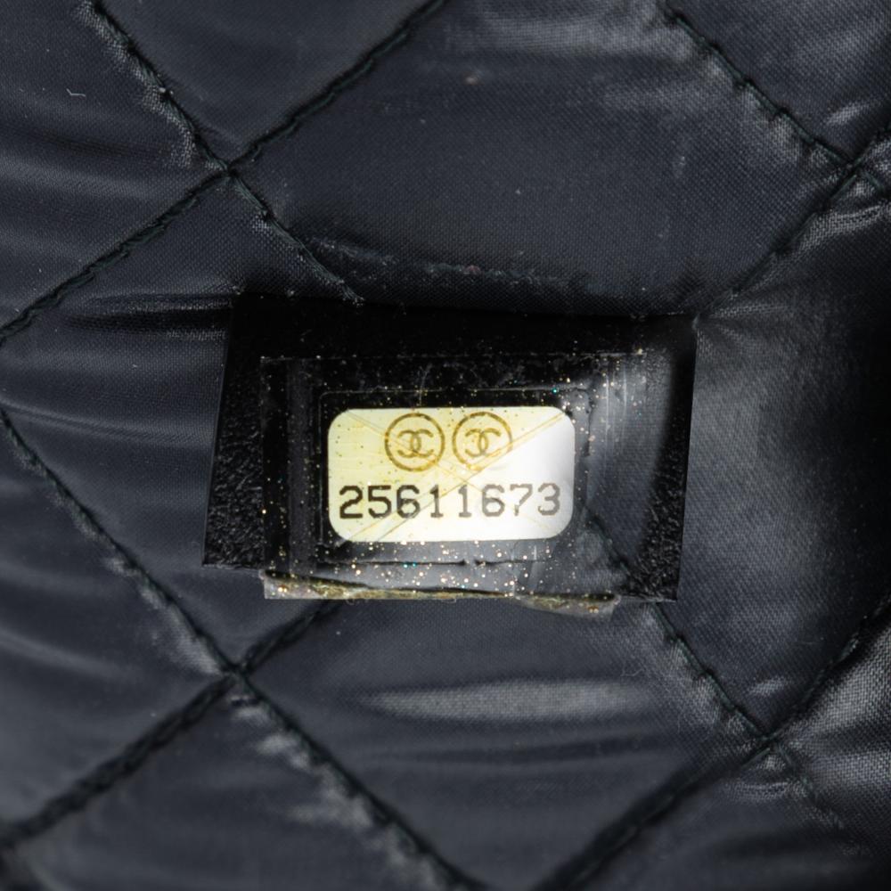 Chanel B Chanel Black Caviar Leather Leather Medium Caviar Deauville Studded O Case Clutch Italy