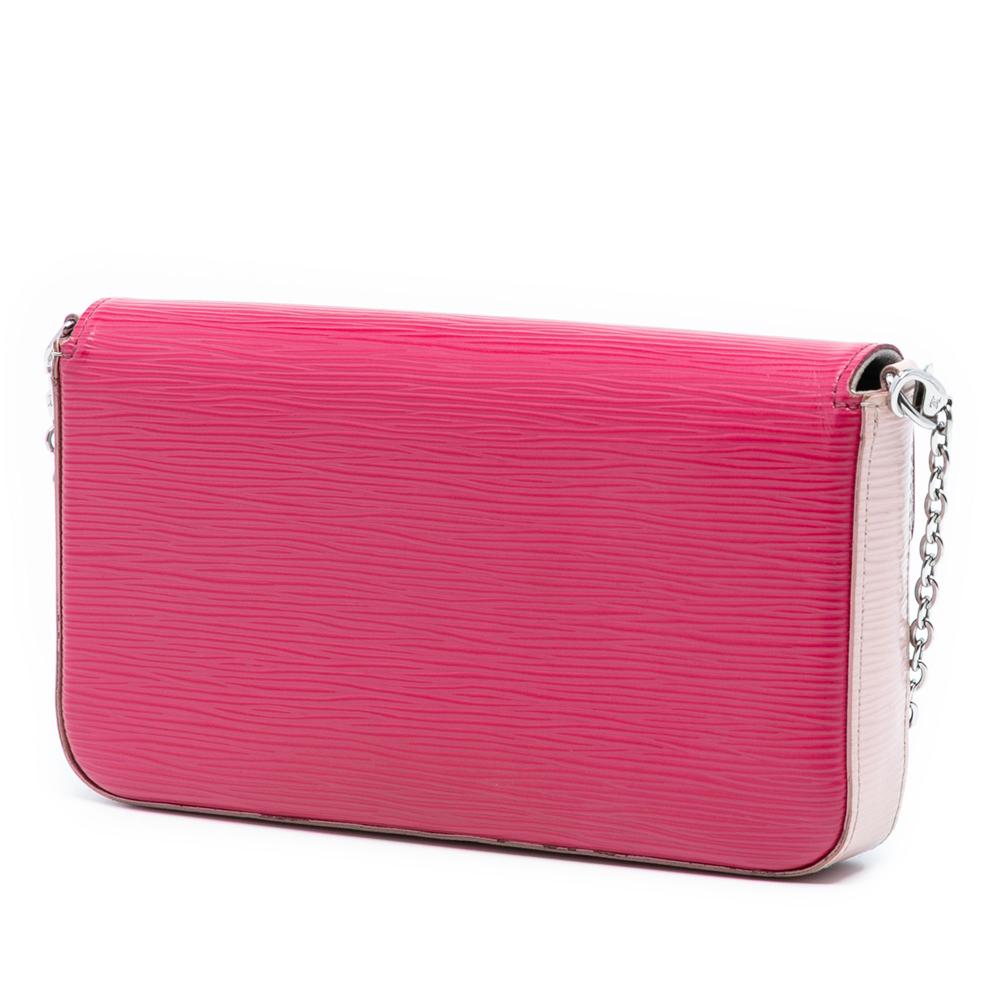 Louis Vuitton AB Louis Vuitton Pink Epi Leather Leather Epi Tricolor Pochette Felicie France
