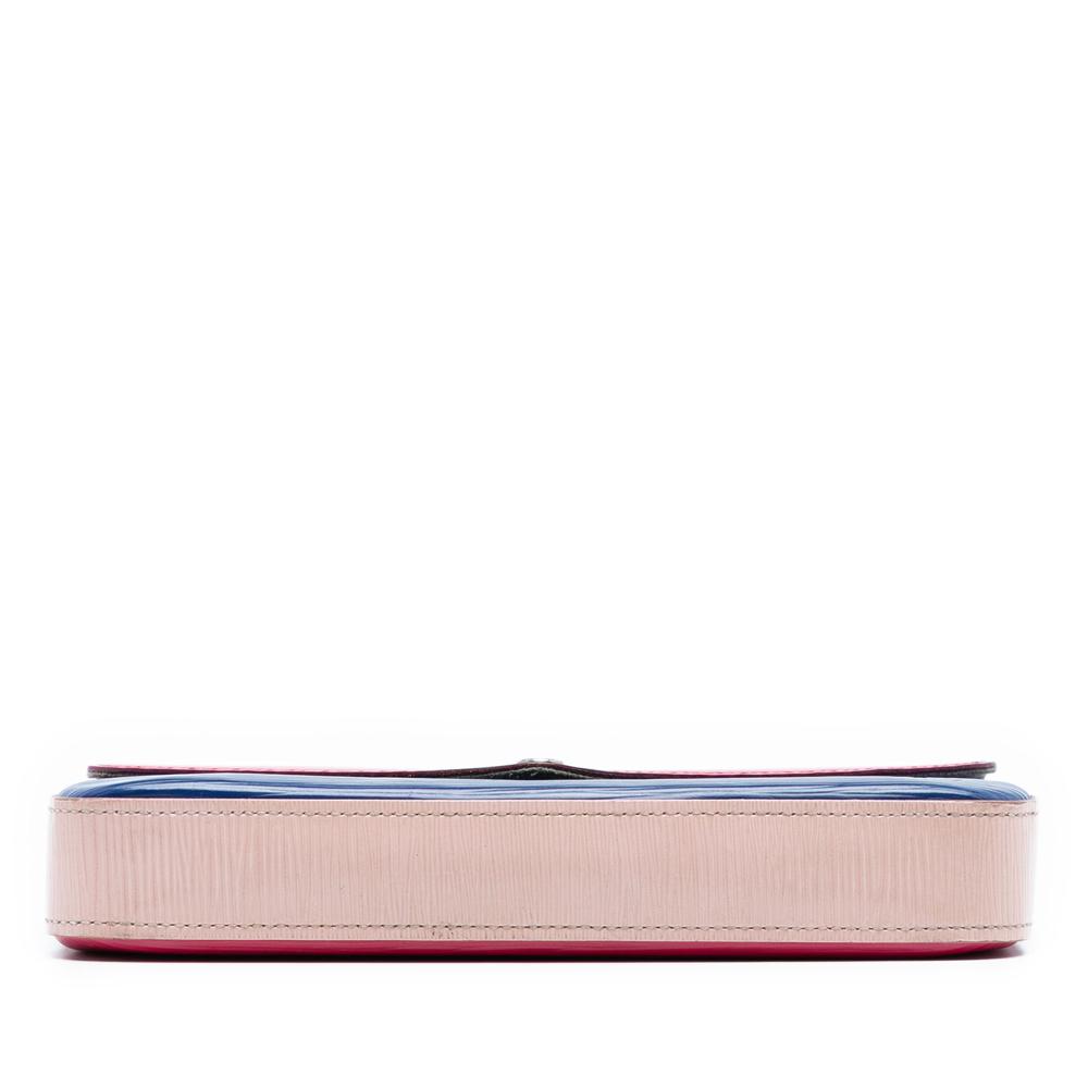 Louis Vuitton AB Louis Vuitton Pink Epi Leather Leather Epi Tricolor Pochette Felicie France