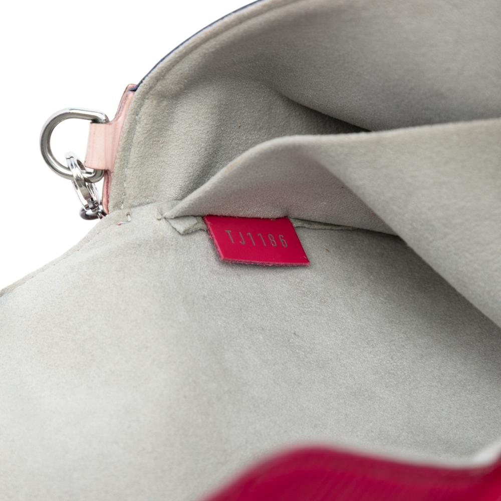 Louis Vuitton AB Louis Vuitton Pink Epi Leather Leather Epi Tricolor Pochette Felicie France