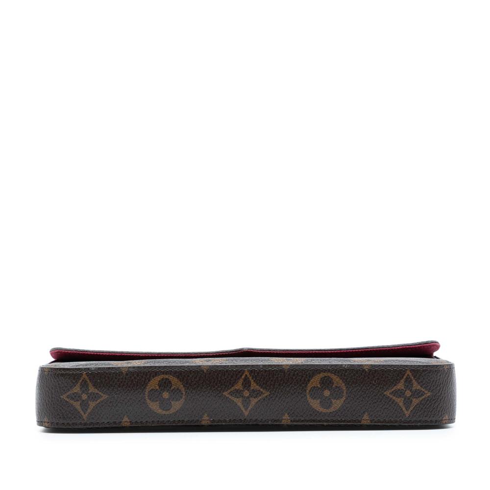 Louis Vuitton AB Louis Vuitton Brown Monogram Canvas Fabric Monogram Pochette Felicie Spain