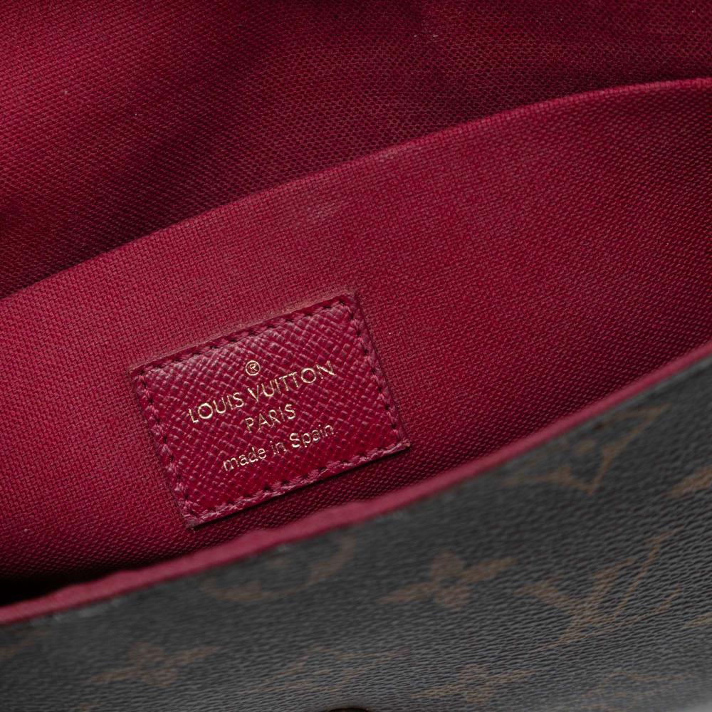 Louis Vuitton AB Louis Vuitton Brown Monogram Canvas Fabric Monogram Pochette Felicie Spain
