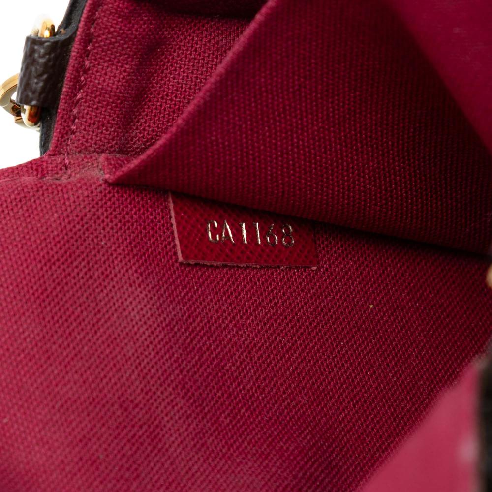 Louis Vuitton AB Louis Vuitton Brown Monogram Canvas Fabric Monogram Pochette Felicie Spain