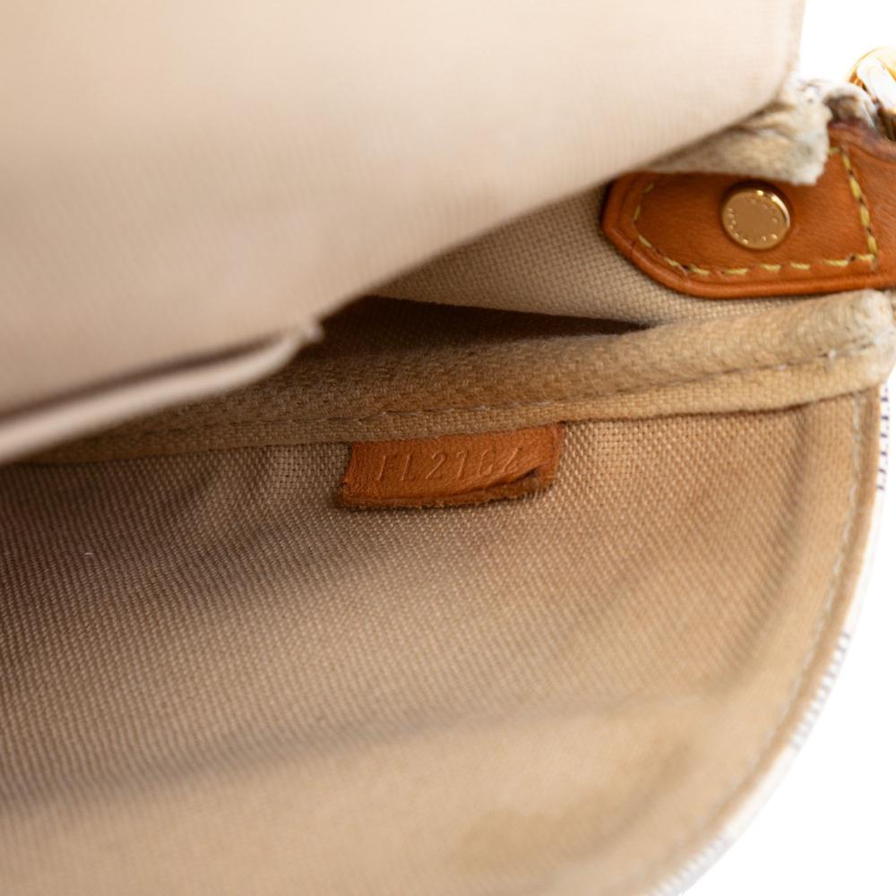 Louis Vuitton B Louis Vuitton White Damier Canvas Fabric Damier Azur Favorite MM France