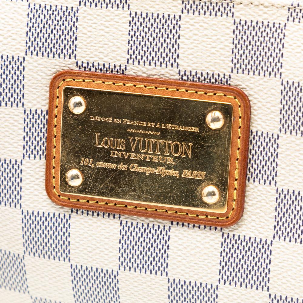 Louis Vuitton B Louis Vuitton White Damier Canvas Fabric Damier Azur Eva France