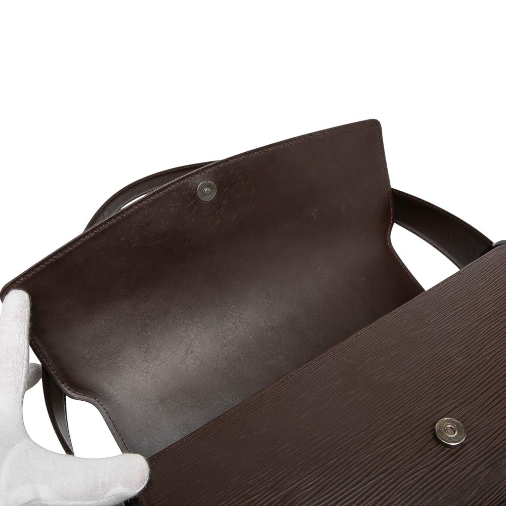 Louis Vuitton B Louis Vuitton Brown Dark Brown Epi Leather Leather Epi Nocturne PM France