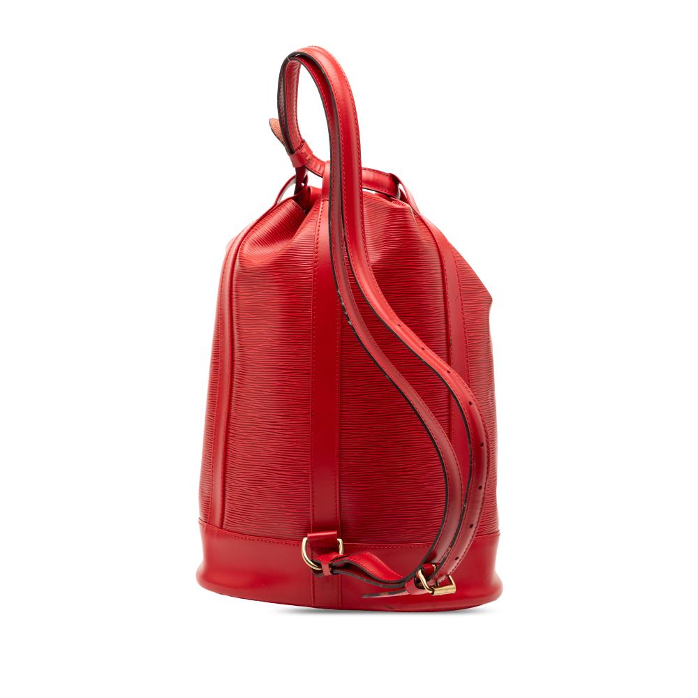 Louis Vuitton B Louis Vuitton Red Epi Leather Leather Epi Randonnee PM France