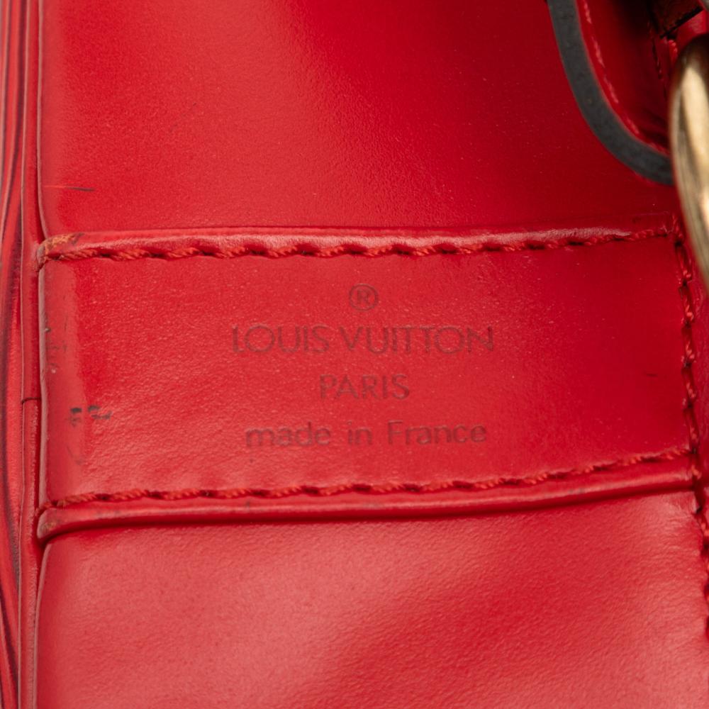 Louis Vuitton B Louis Vuitton Red Epi Leather Leather Epi Randonnee PM France