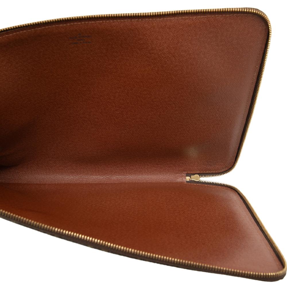 Louis Vuitton B Louis Vuitton Brown Monogram Canvas Fabric Monogram Poche Documents Portfolio France