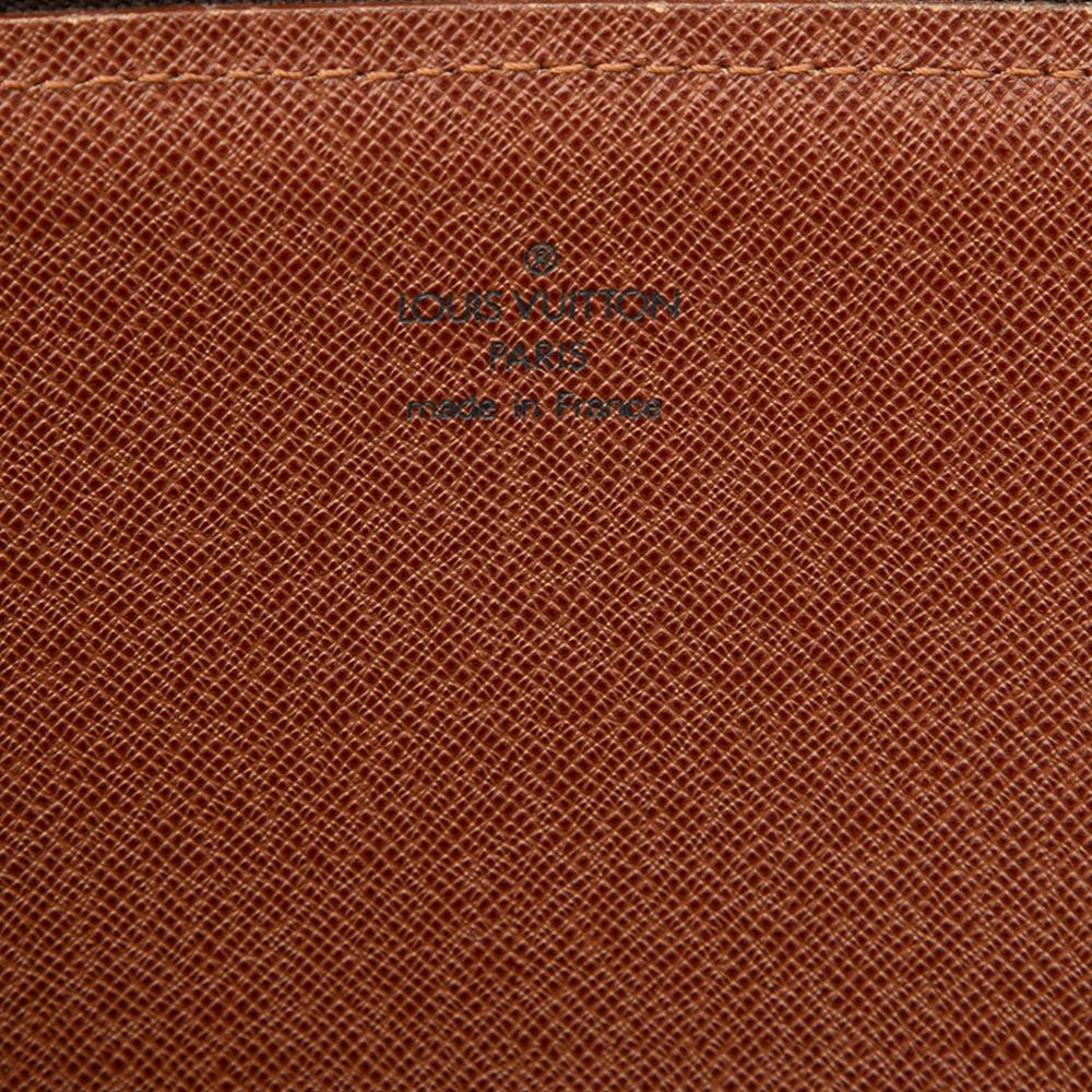Louis Vuitton B Louis Vuitton Brown Monogram Canvas Fabric Monogram Poche Documents Portfolio France
