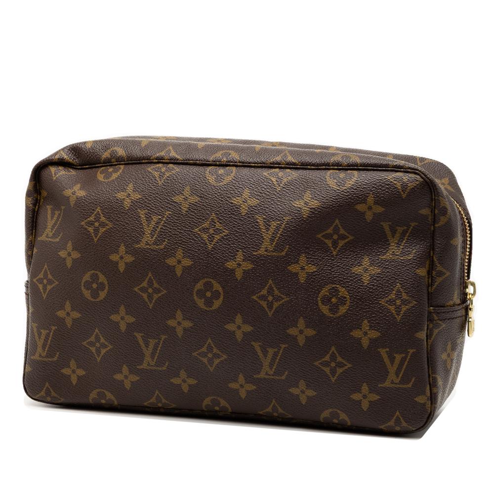Louis Vuitton AB Louis Vuitton Brown Monogram Canvas Fabric Monogram Trousse Toilette 28 France