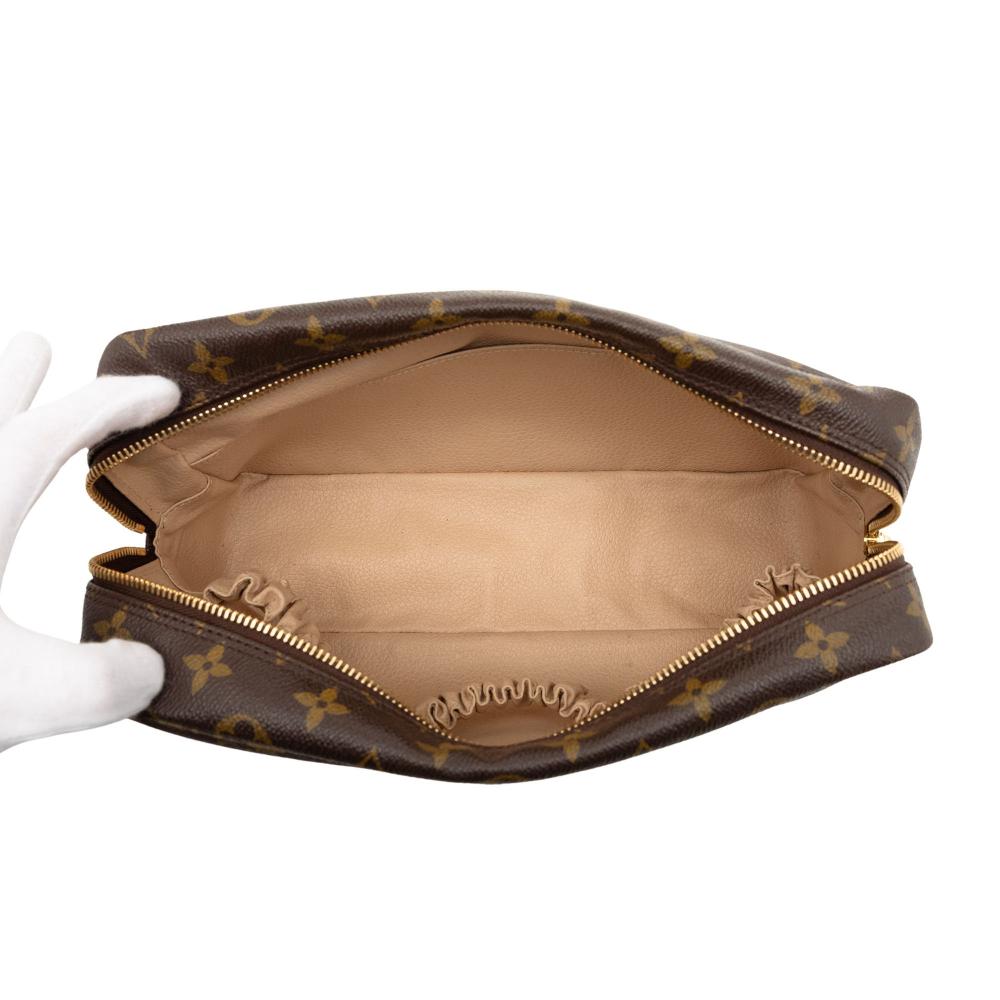 Louis Vuitton AB Louis Vuitton Brown Monogram Canvas Fabric Monogram Trousse Toilette 28 France