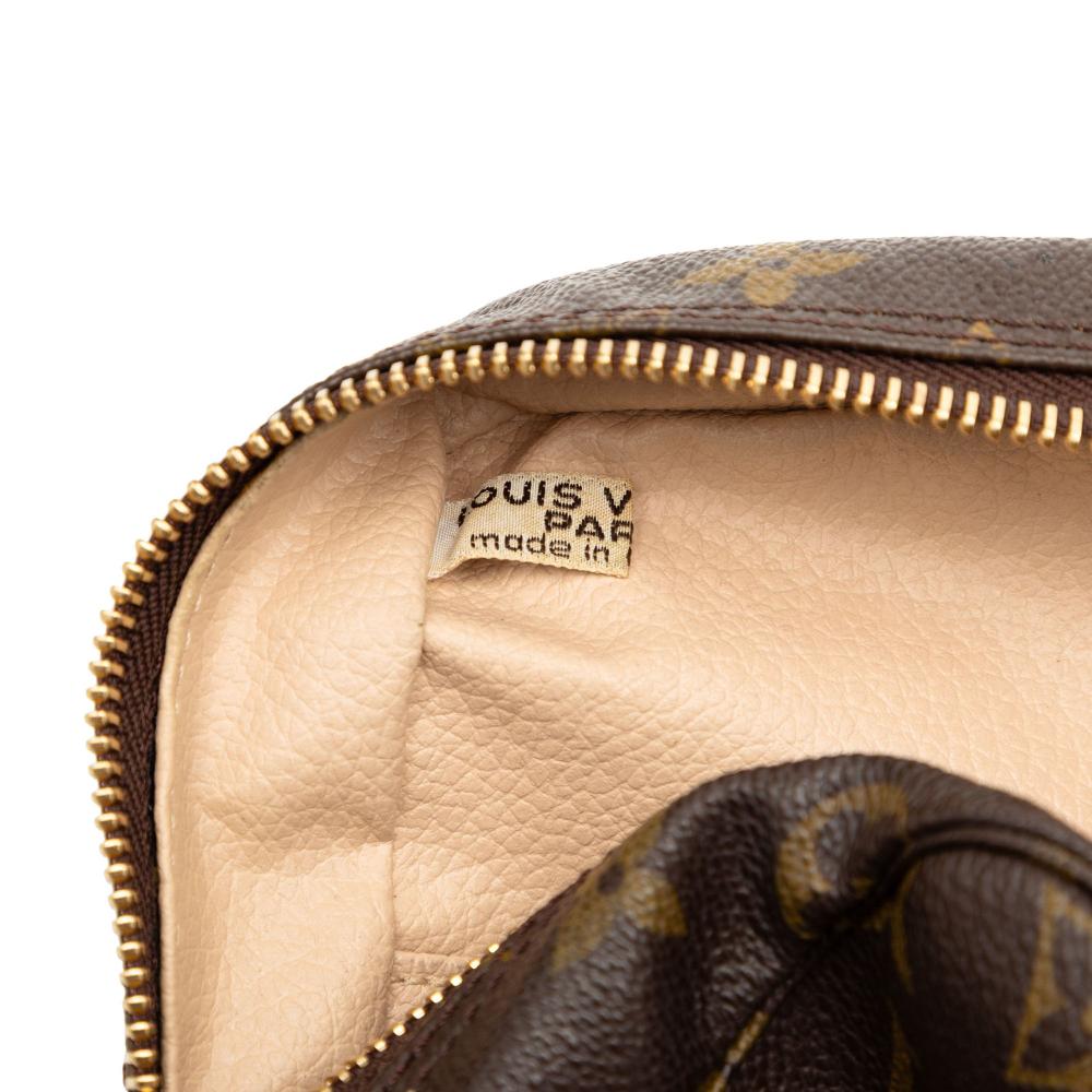 Louis Vuitton AB Louis Vuitton Brown Monogram Canvas Fabric Monogram Trousse Toilette 28 France