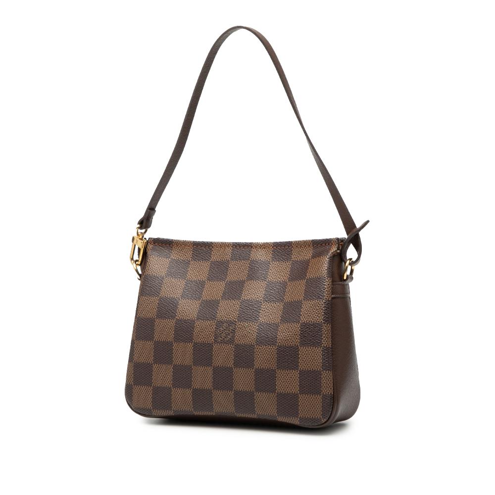 Louis Vuitton AB Louis Vuitton Brown Damier Canvas Fabric Damier Ebene Trousse Pochette France