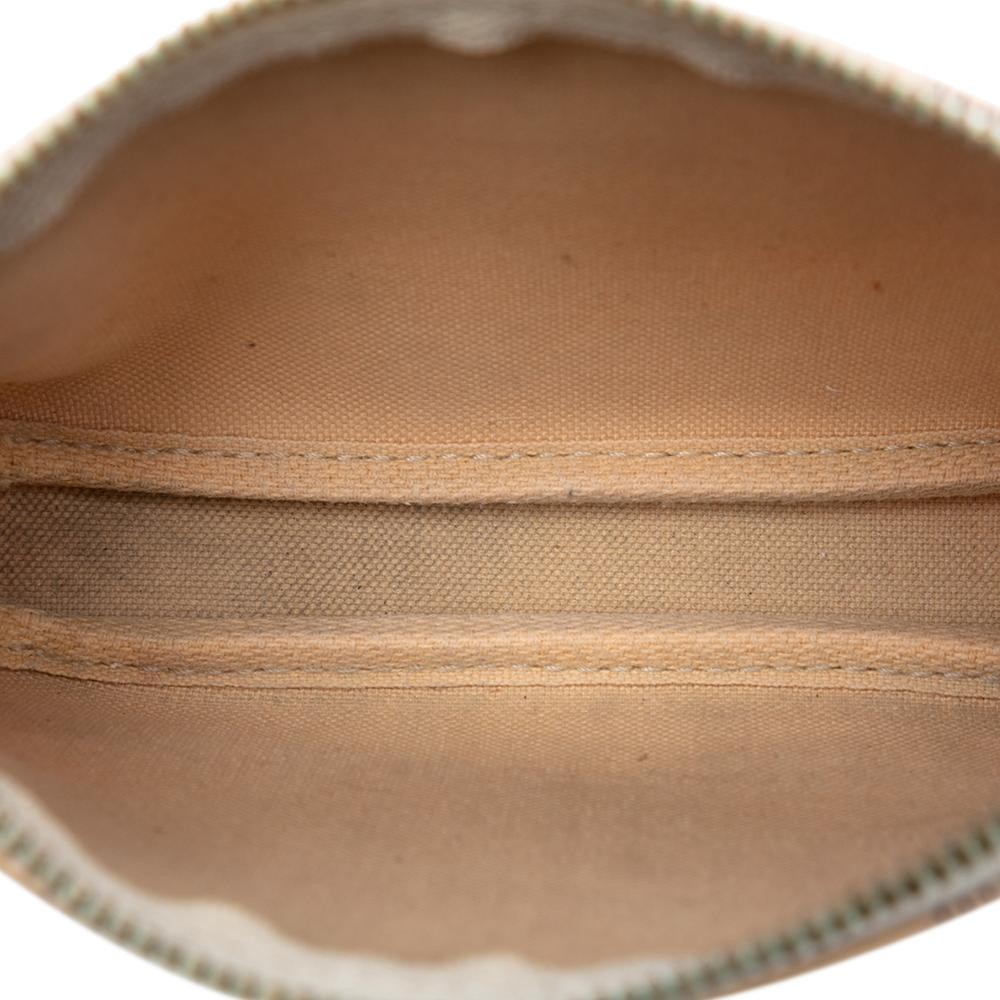 Louis Vuitton B Louis Vuitton White Damier Canvas Fabric Damier Azur Mini Pochette Accessoires France