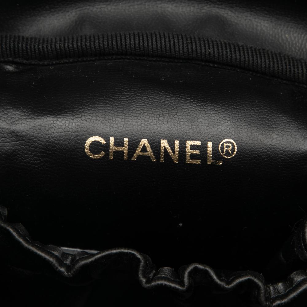 Chanel B Chanel Black Caviar Leather Leather CC Caviar Vanity Bag Italy