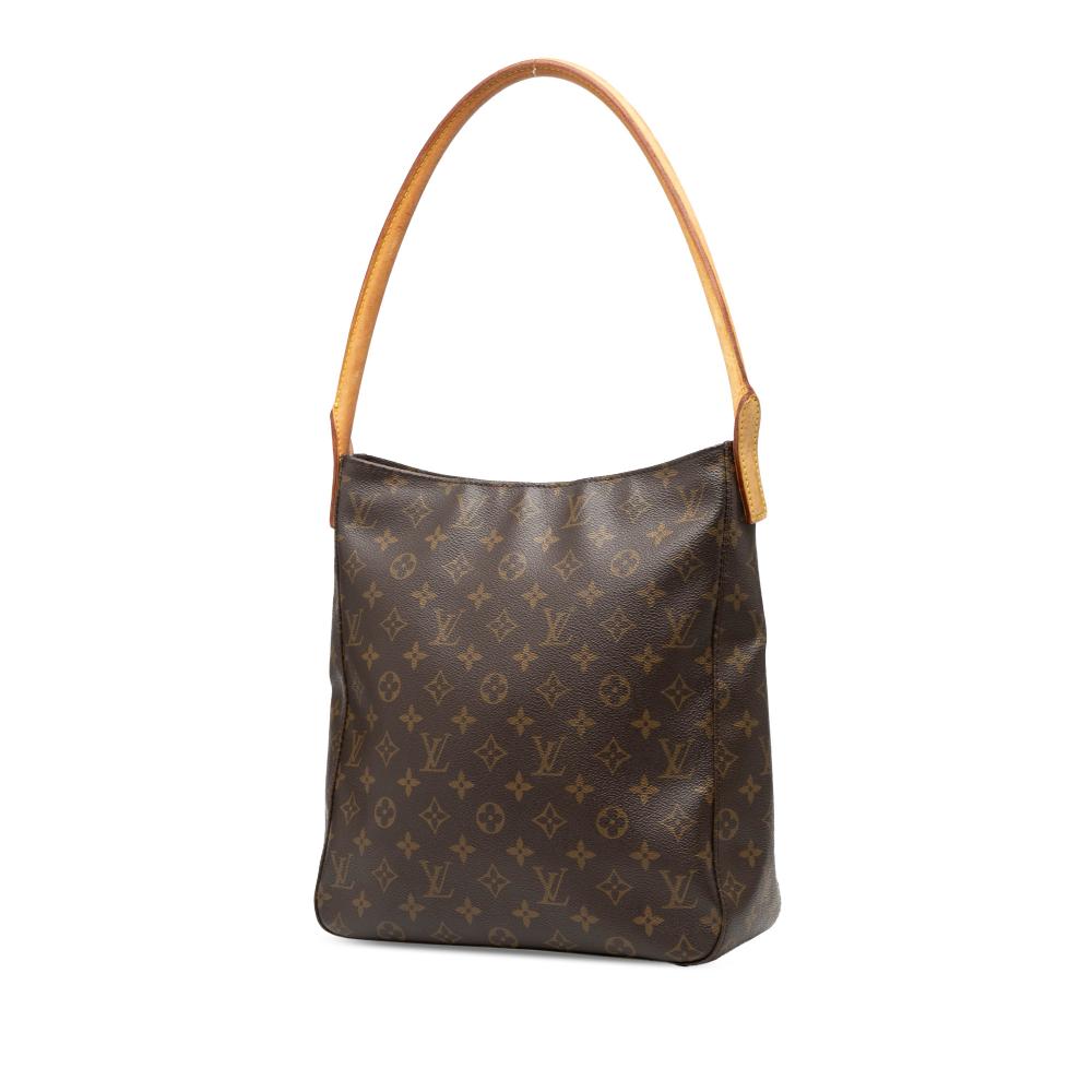 Louis Vuitton B Louis Vuitton Brown Monogram Canvas Fabric Monogram Looping GM France