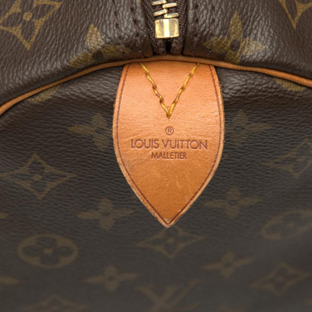 Louis Vuitton B Louis Vuitton Brown Monogram Canvas Fabric Monogram Keepall 60 France
