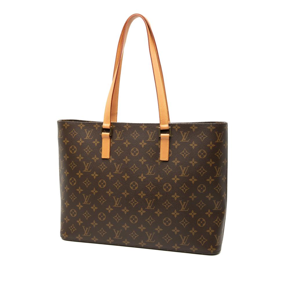 Louis Vuitton AB Louis Vuitton Brown Monogram Canvas Fabric Monogram Luco Spain