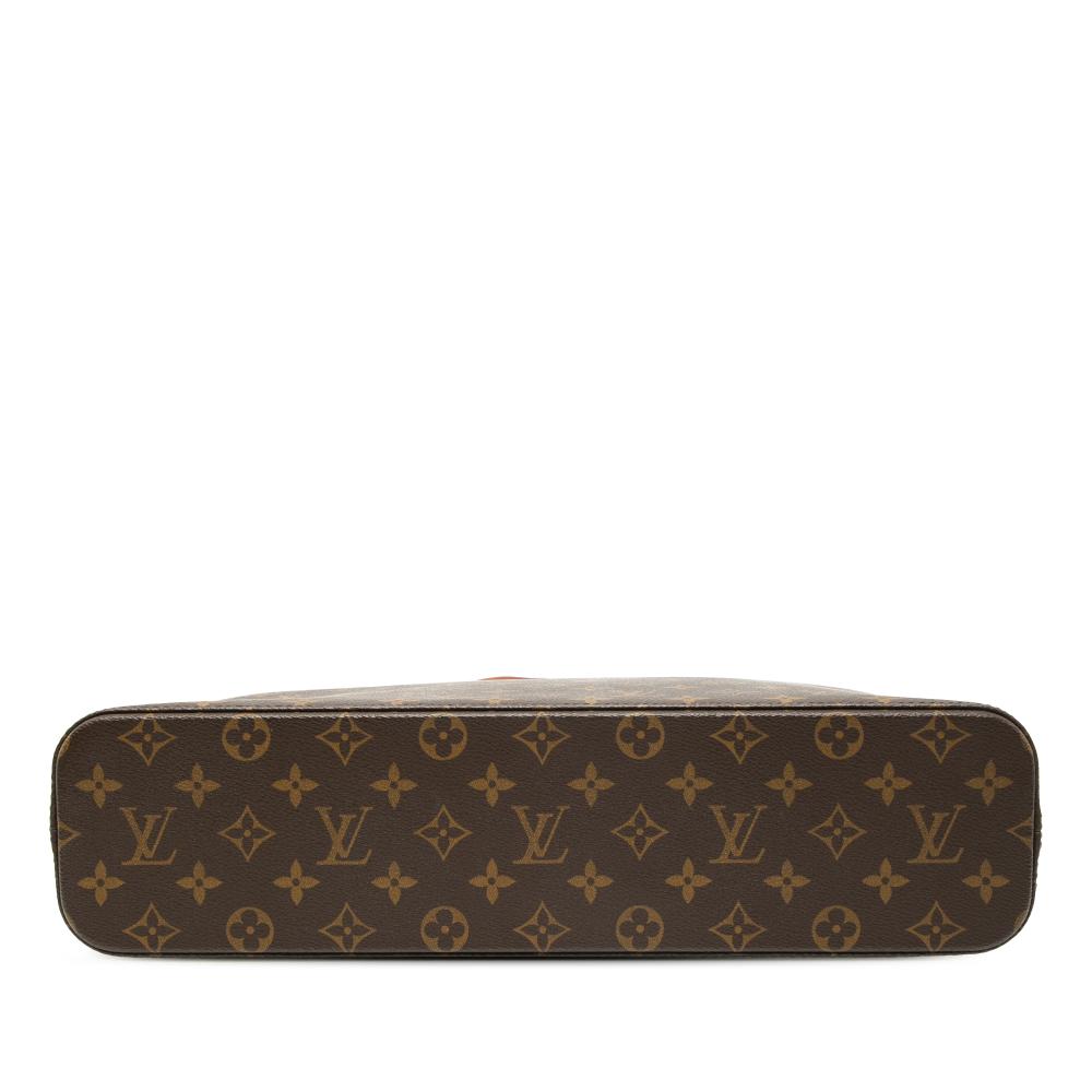 Louis Vuitton AB Louis Vuitton Brown Monogram Canvas Fabric Monogram Luco Spain