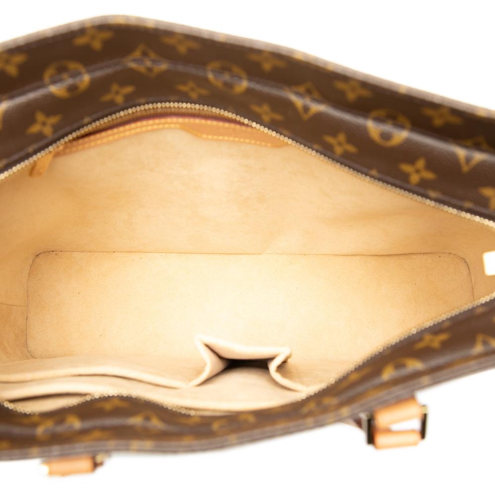 Louis Vuitton AB Louis Vuitton Brown Monogram Canvas Fabric Monogram Luco Spain