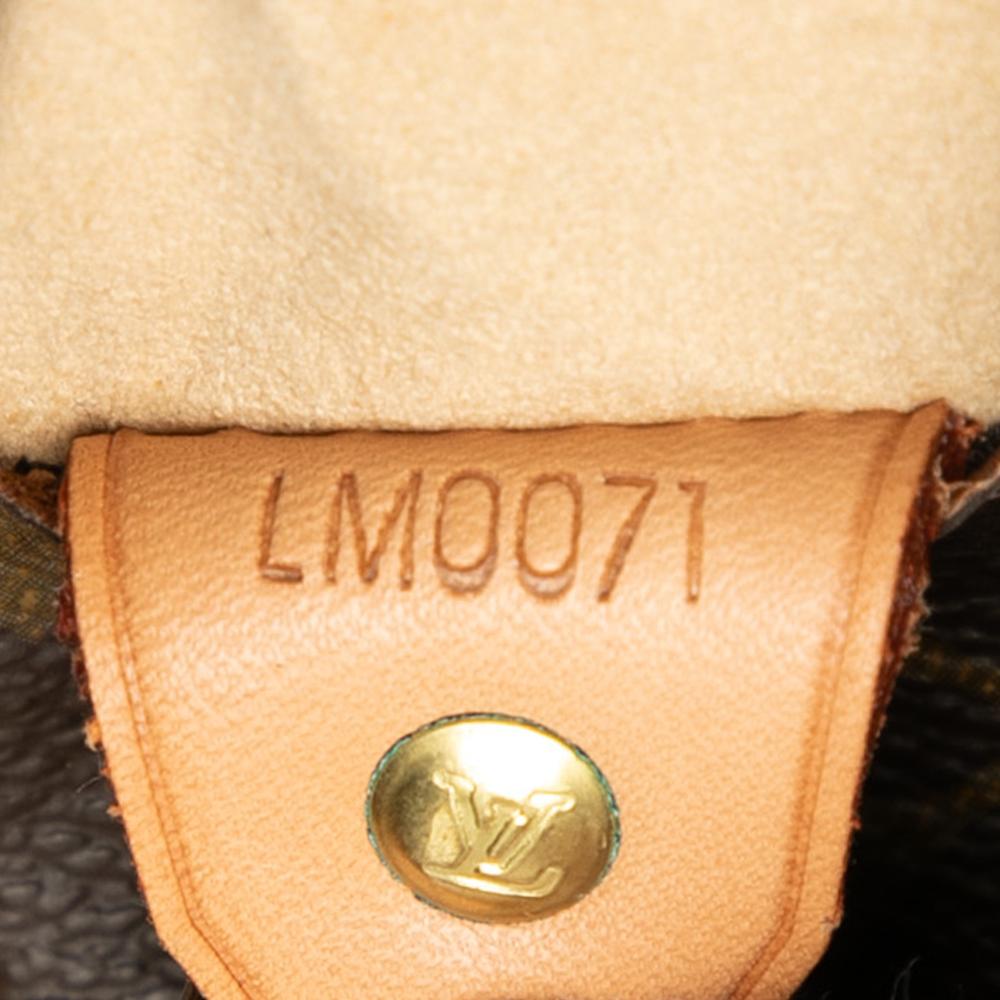 Louis Vuitton AB Louis Vuitton Brown Monogram Canvas Fabric Monogram Luco Spain