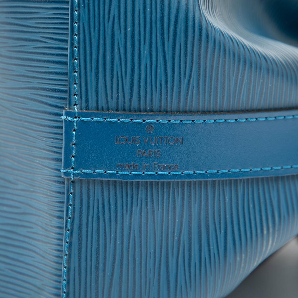 Louis Vuitton B Louis Vuitton Blue Epi Leather Leather Epi Petit Noe France